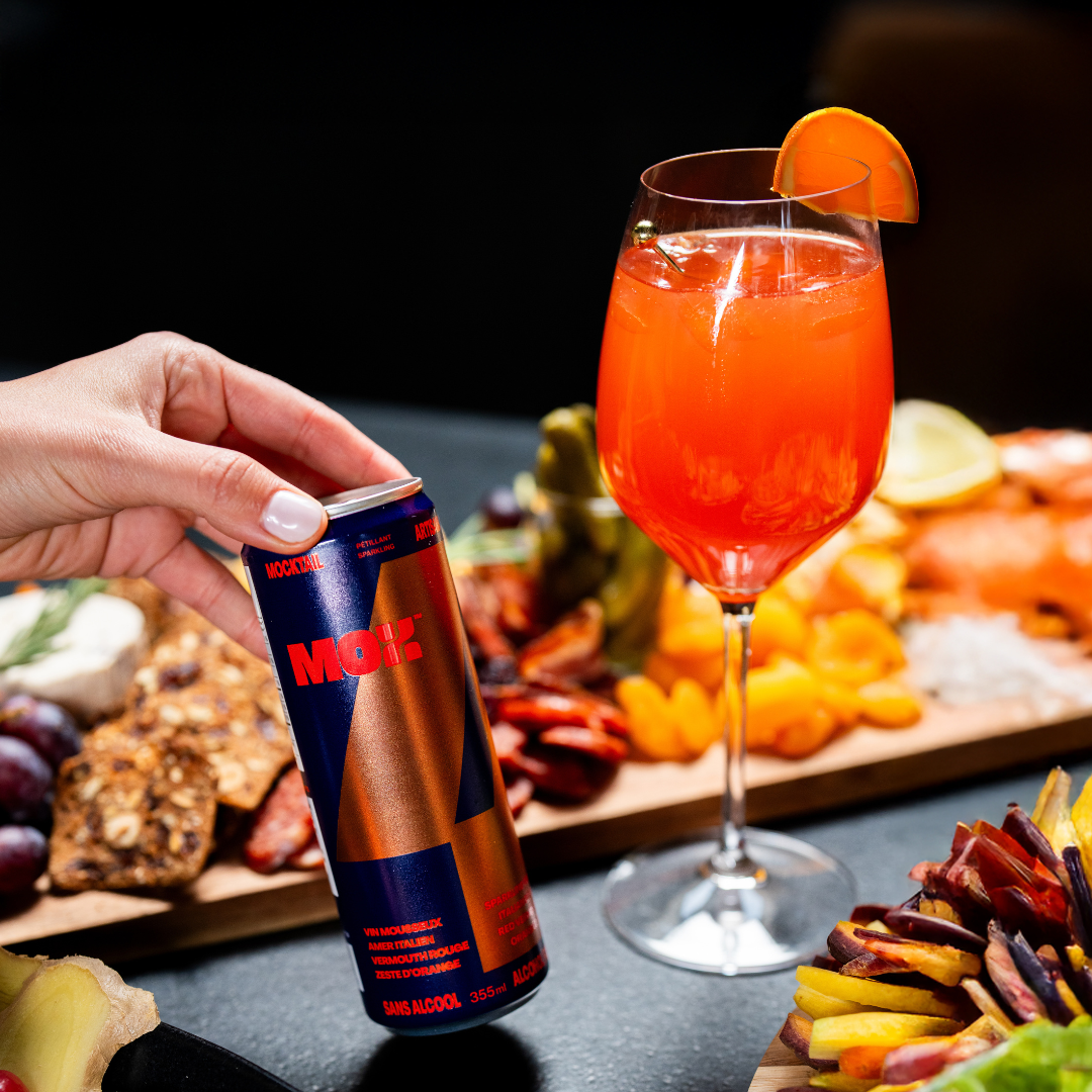 Mox 4 - Sparkling Wine, Campari, Red Vermouth, And Orange Zest