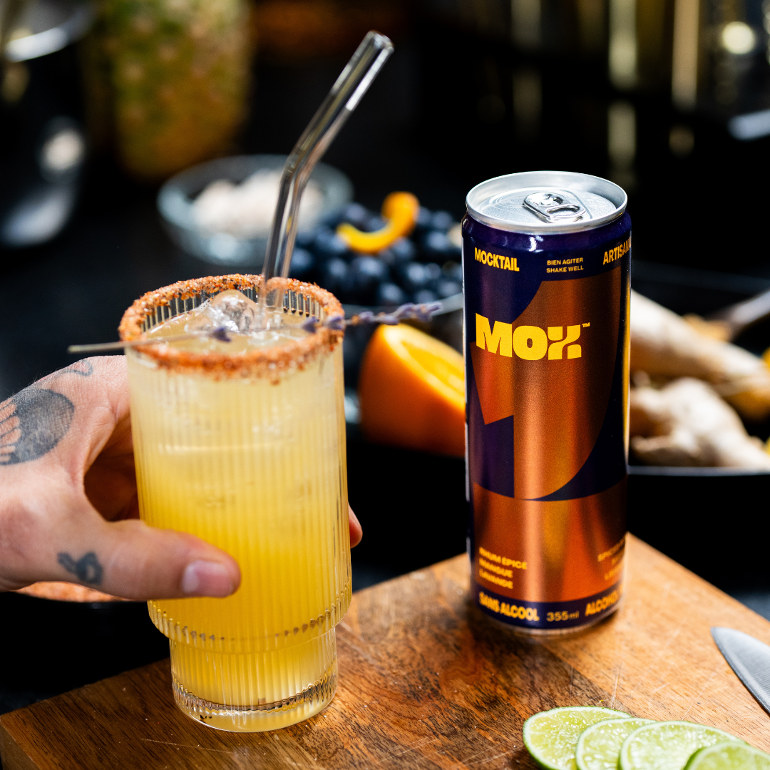 Mox 1 - Spiced Rum, Mango, And Lavender - Non-Sparkling